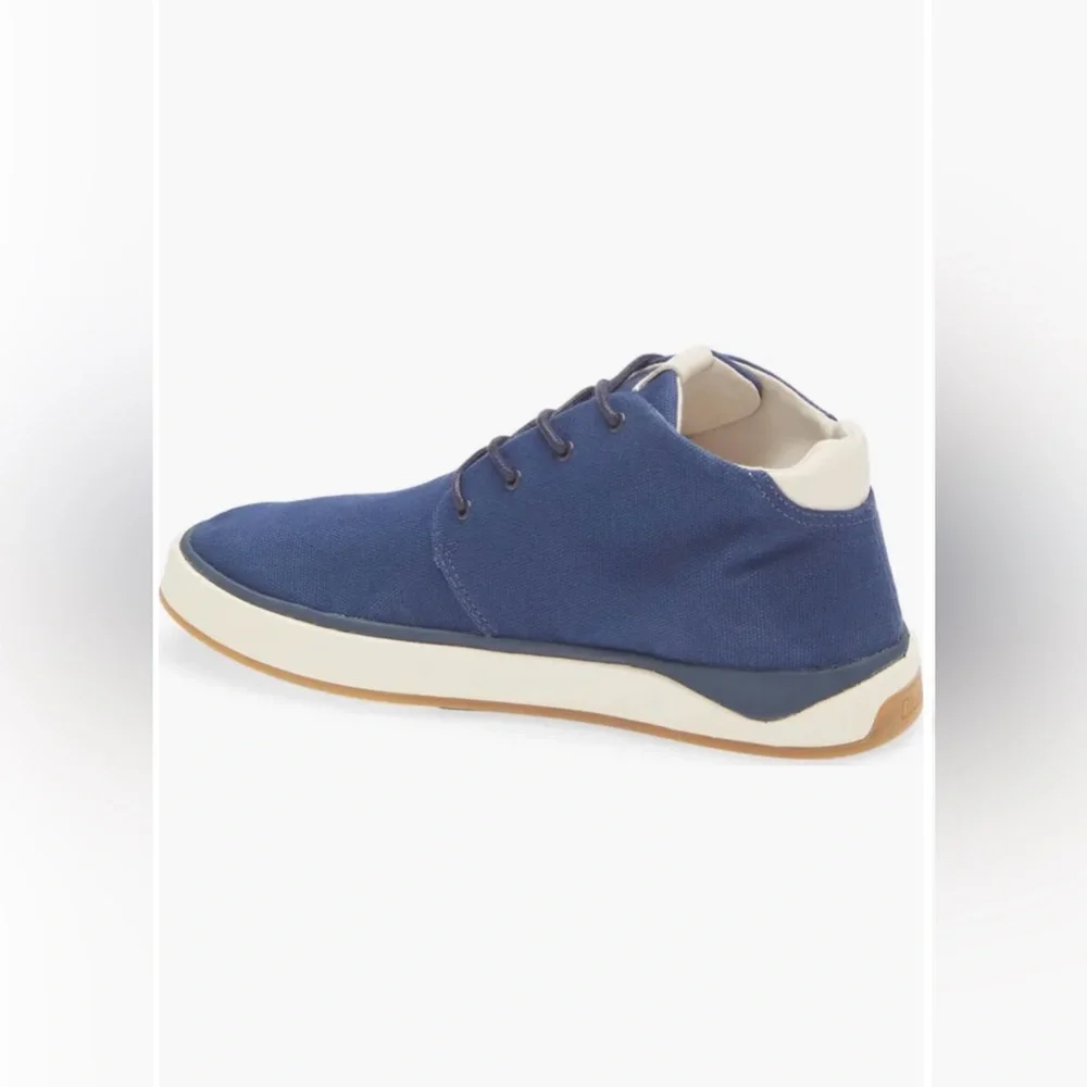 OluKai Papaku Men’s Navy Blue Canvas Chukka Boots Size 10.5 NEW